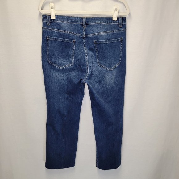 Soft Surroundings Women's Size 12P Petite Jeans Raw Hem - Picture 2 of 7